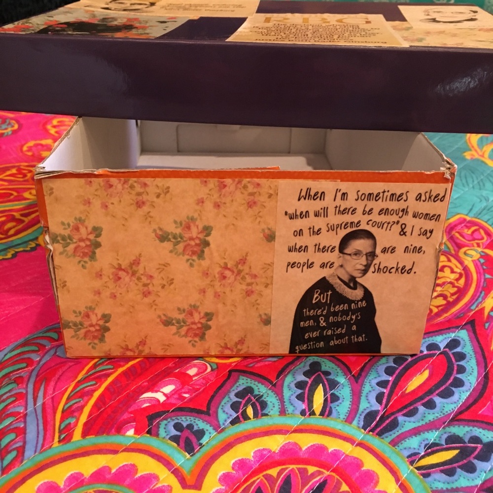 RBG ~ Ruth Bader Ginsburg Memory Box - Picture 16 of 16
